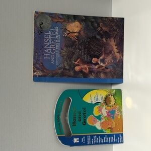 Hansel & Gretel Book Set of 2; Paperback and Board Book w/CD